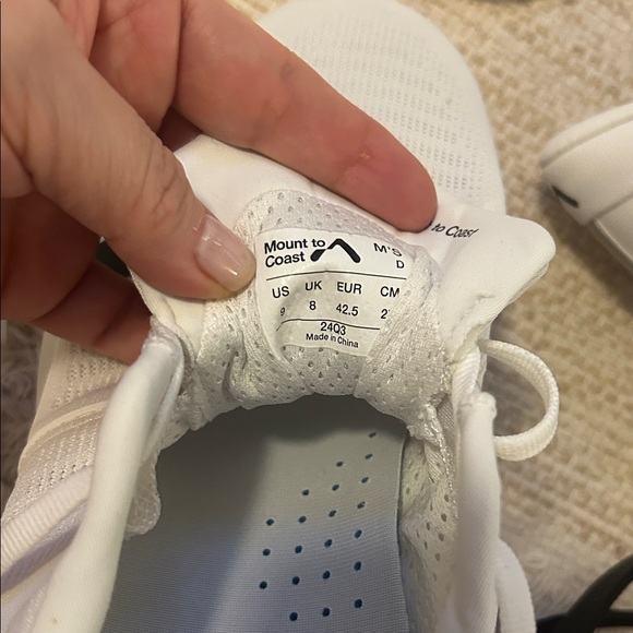 Mount To Coast R1 White Running Shoes - Picture 11 of 13